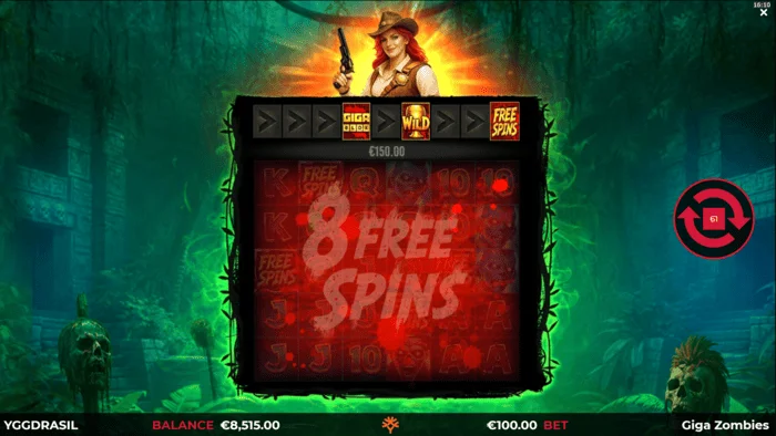 Giga Zombies - kuanzisha spins za bure